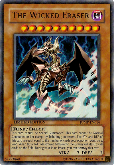 The Wicked Eraser, Shonen Jump May 2006 subscription bonus · JUMP-EN016
