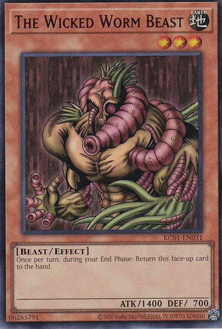 The Wicked Worm Beast, 25th Anniversary Ultimate Kaiba Set · KC01-EN031