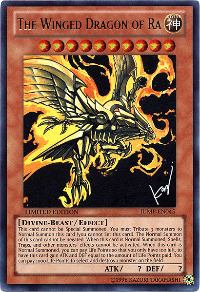 The Winged Dragon of Ra, Shonen Jump May 2006 subscription bonus · JUMP-EN045