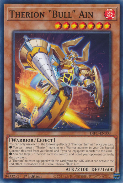 Therion "Bull" Ain, Dimension Force · DIFO-EN003
