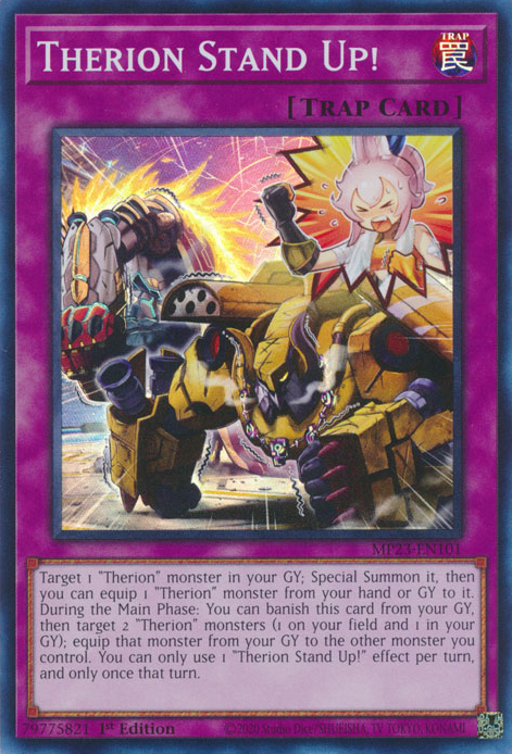 Therion Stand Up!, 25th Anniversary Tin: Dueling Heroes Mega Pack · MP23-EN101