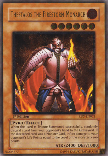 Thestalos the Firestorm Monarch, Rise of Destiny · RDS-EN021