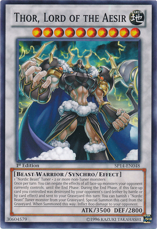 Thor, Lord of the Aesir, Star Pack 2014 · SP14-EN048
