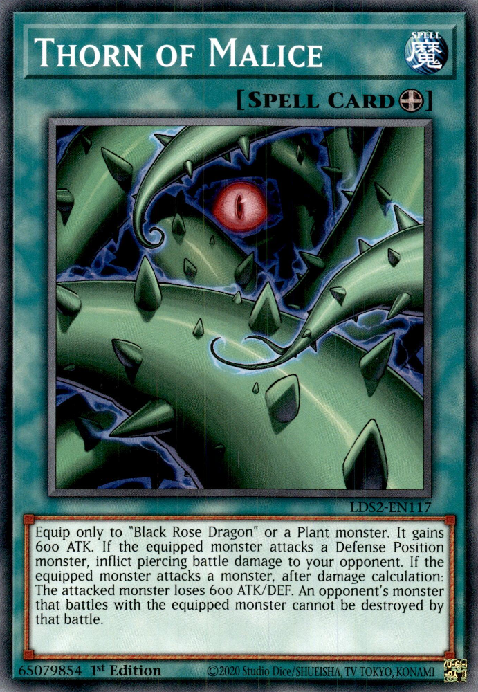 Thorn of Malice, Legendary Duelists: Season 2 · LDS2-EN117