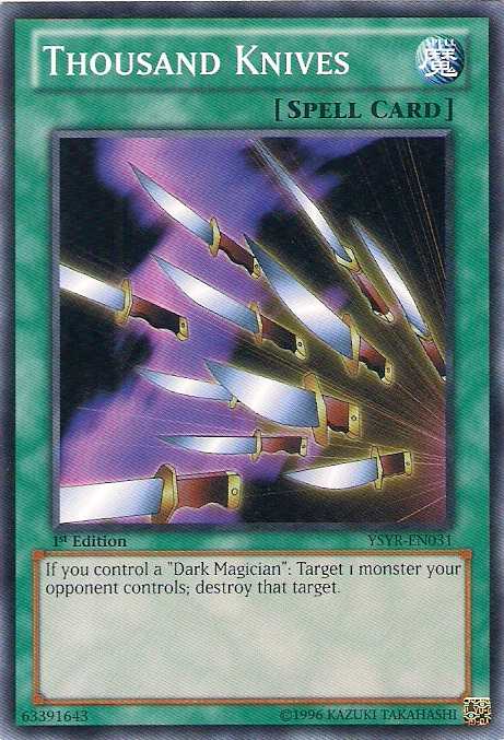 Thousand Knives, Starter Deck: Yugi Reloaded · YSYR-EN031