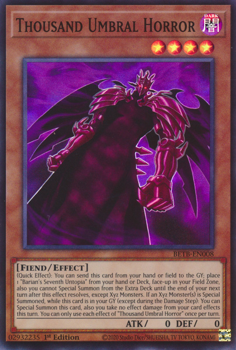 Thousand Umbral Horror, Beyond the Brave · BETB-EN008