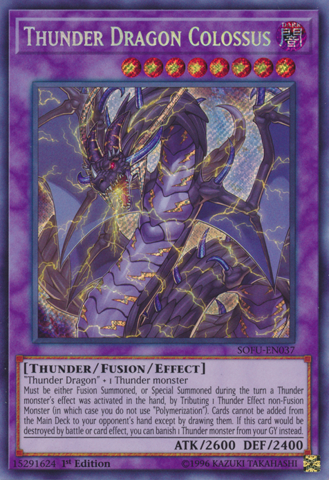 Thunder Dragon Colossus, Soul Fusion Sneak Peek Participation Card · SOFU-EN037
