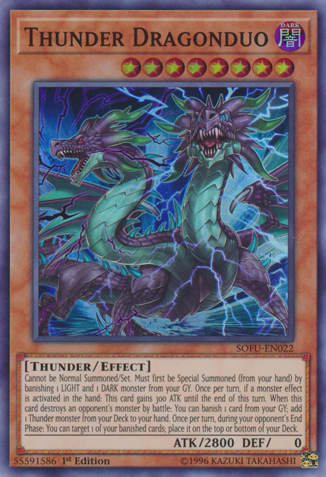 Thunder Dragonduo, Soul Fusion Sneak Peek Participation Card · SOFU-EN022