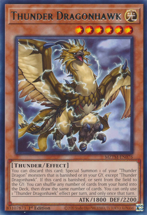 Thunder Dragonhawk, Maze of the Master · MZTM-EN076