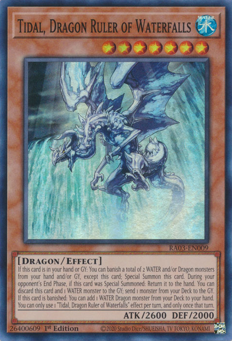 Tidal, Dragon Ruler of Waterfalls, Quarter Century Bonanza · RA03-EN009