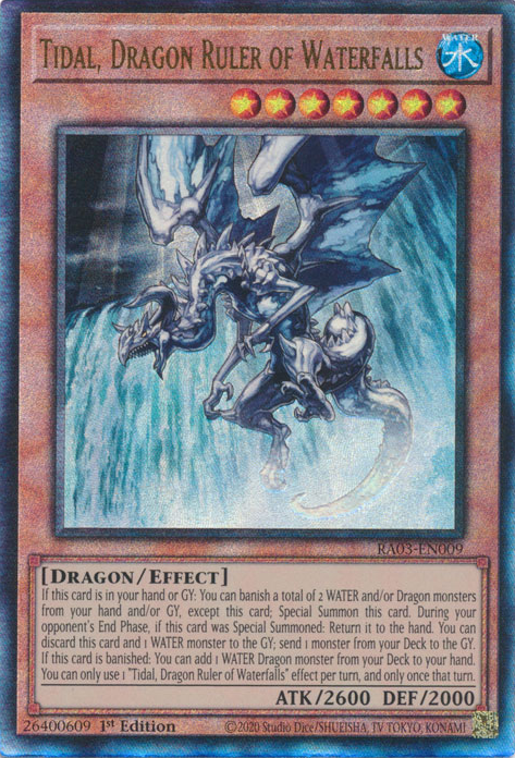 Tidal, Dragon Ruler of Waterfalls, Quarter Century Bonanza · RA03-EN009