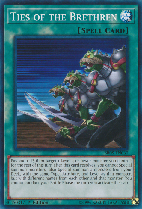 Ties of the Brethren, Structure Deck: Wave of Light · SR05-EN030