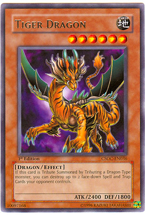 Tiger Dragon, Crossroads of Chaos Sneak Peek Participation Card · CSOC-EN036