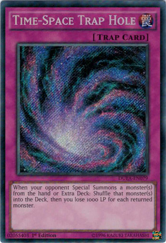 Time-Space Trap Hole, Duelist Alliance Sneak Peek Participation Card · DUEA-EN079
