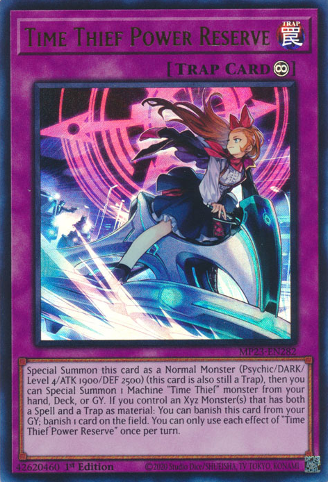 Time Thief Power Reserve, 25th Anniversary Tin: Dueling Heroes Mega Pack · MP23-EN282