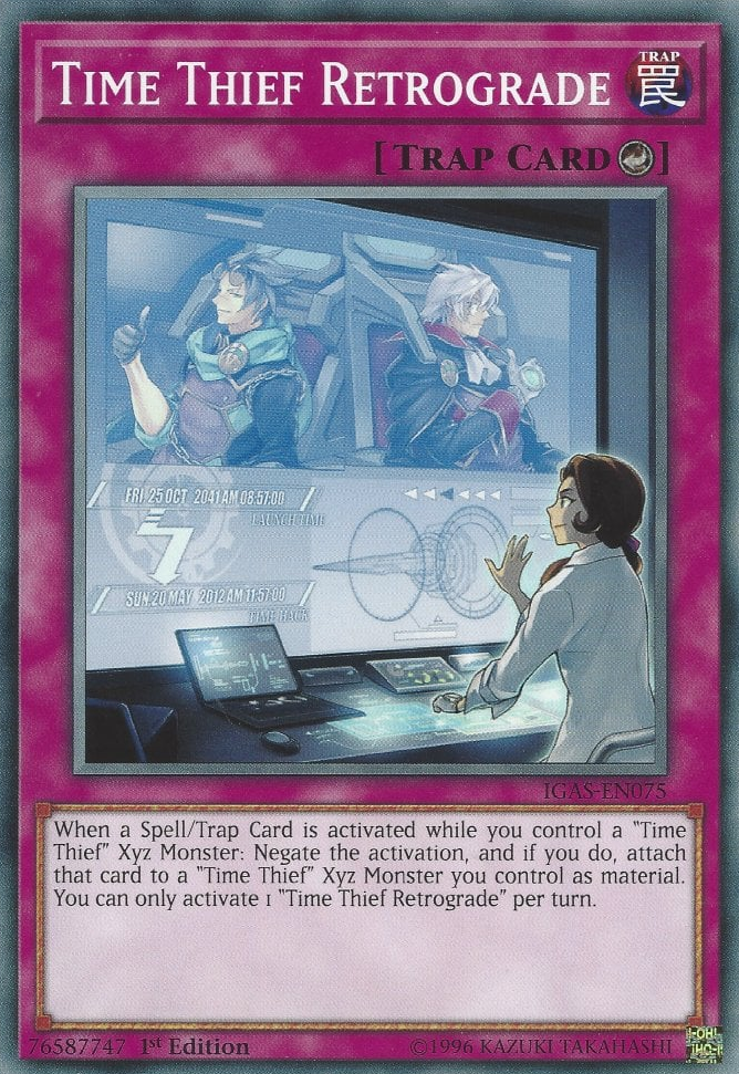 Time Thief Retrograde, Ignition Assault Sneak Peek Participation Card · IGAS-EN075