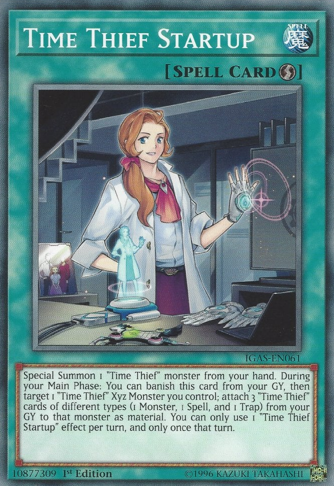 Time Thief Startup, Ignition Assault Sneak Peek Participation Card · IGAS-EN061