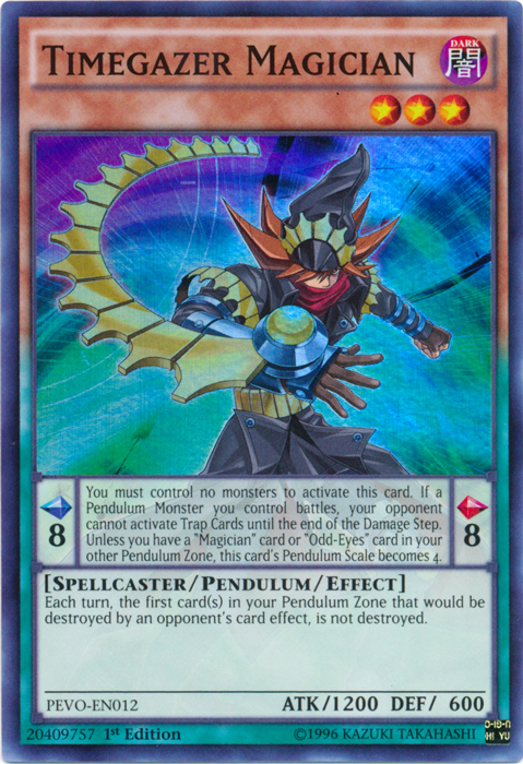 Timegazer Magician, Pendulum Evolution · PEVO-EN012