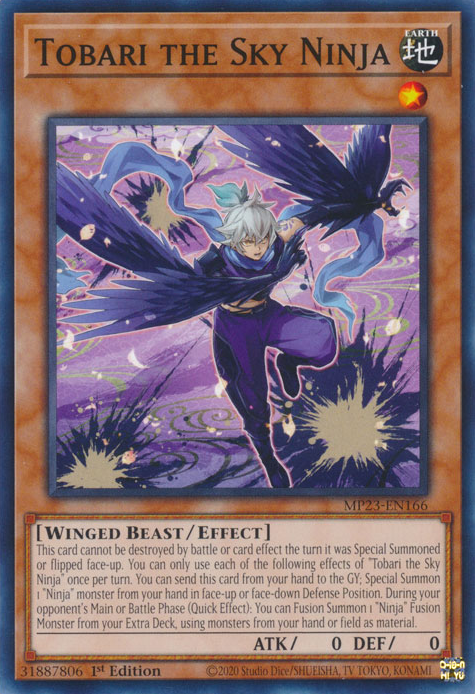 Tobari the Sky Ninja, 25th Anniversary Tin: Dueling Heroes Mega Pack · MP23-EN166