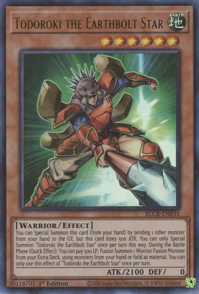 Todoroki the Earthbolt Star, Battles of Legend: Crystal Revenge · BLCR-EN035