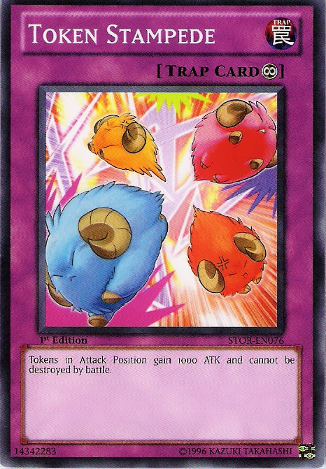 Token Stampede, Storm of Ragnarok Sneak Peek Participation Card · STOR-EN076
