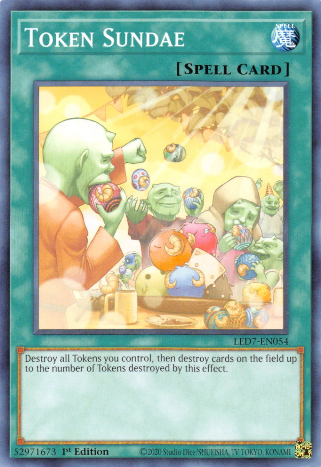 Token Sundae, Legendary Duelists: Rage of Ra · LED7-EN054