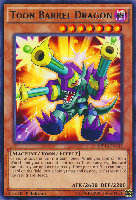 Toon Barrel Dragon, 2016 Mega-Tin Mega Pack · MP16-EN132