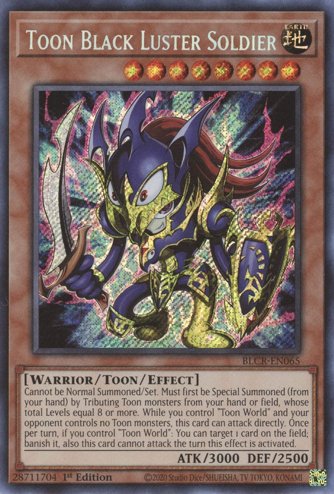 Toon Black Luster Soldier, Battles of Legend: Crystal Revenge · BLCR-EN065