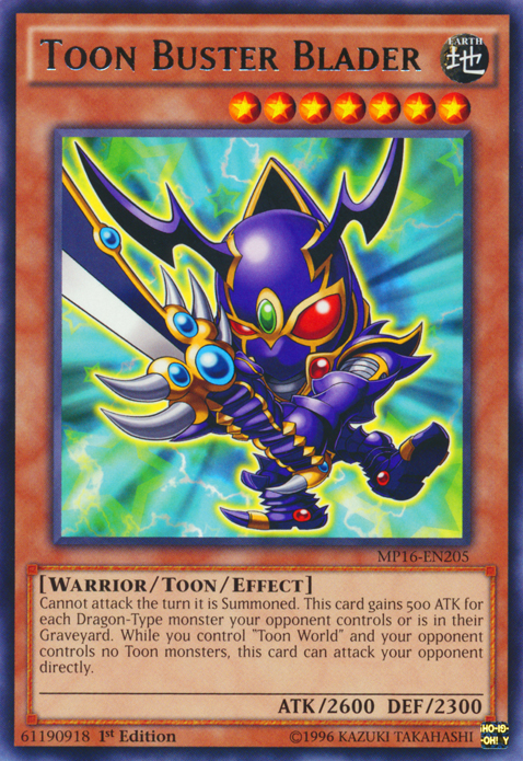 Toon Buster Blader, 2016 Mega-Tin Mega Pack · MP16-EN205