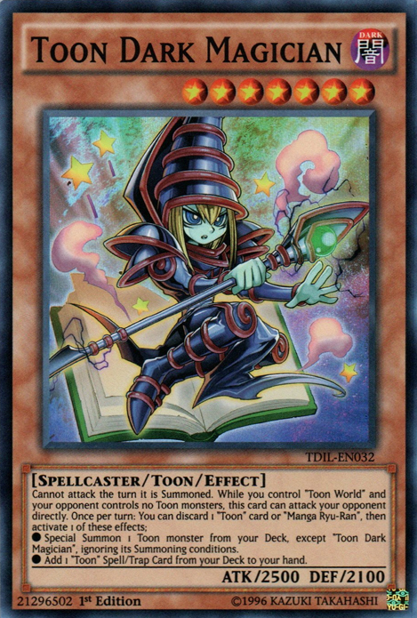 Toon Dark Magician, The Dark Illusion Sneak Peek Participation Card · TDIL-EN032