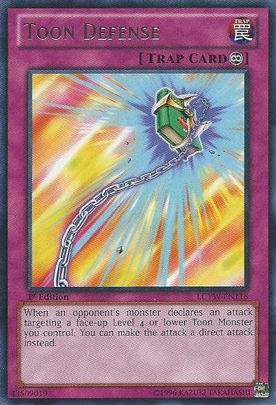 Toon Defense, Legendary Collection 3: Yugi's World Mega Pack · LCYW-EN118