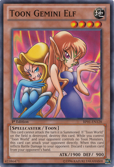 Toon Gemini Elf, Battle Pack: Epic Dawn · BP01-EN128