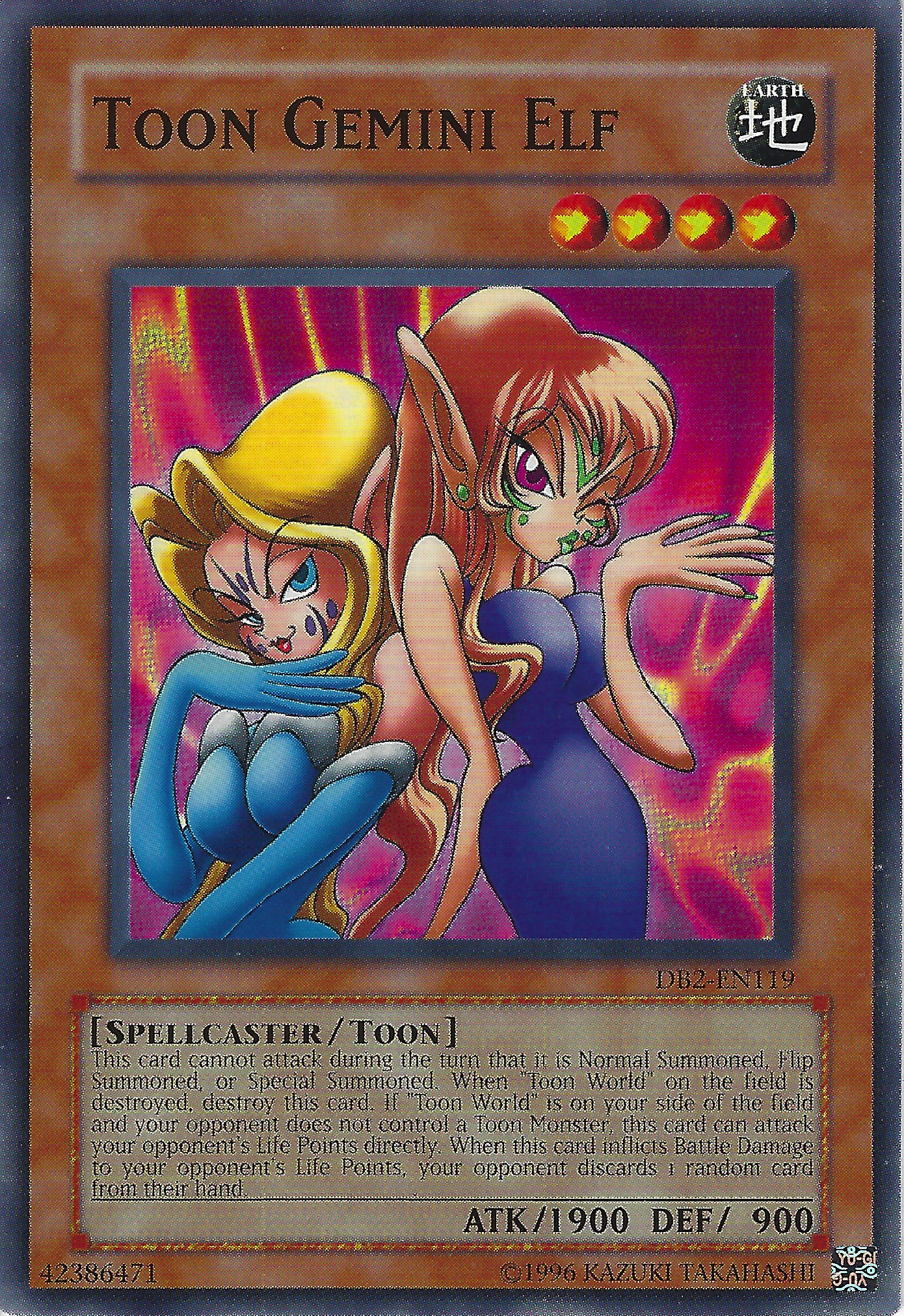 Toon Gemini Elf, Dark Beginning 2 · DB2-EN119