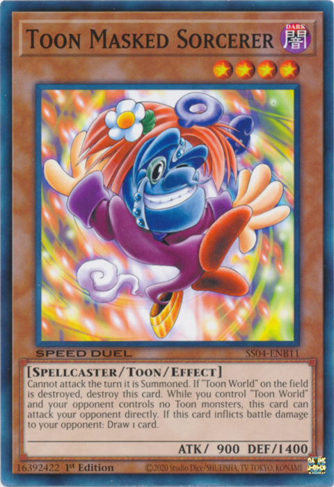 Toon Masked Sorcerer, Speed Duel Starter Decks: Match of the Millennium · SS04-ENB11