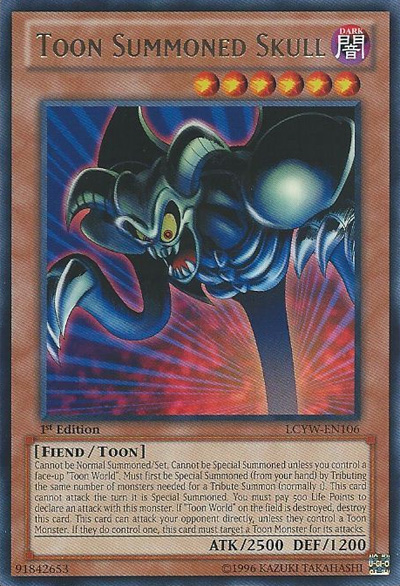 Toon Summoned Skull, Legendary Collection 3: Yugi's World Mega Pack · LCYW-EN106