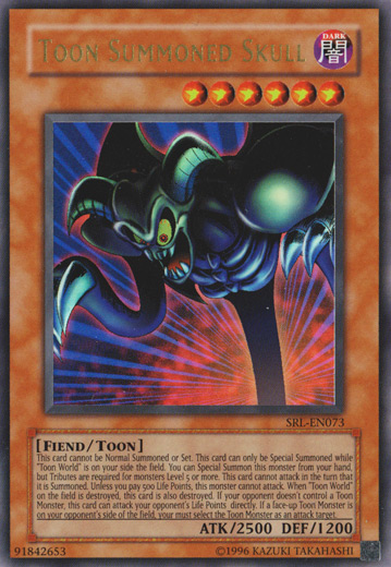 Toon Summoned Skull, Spell Ruler · SRL-073
