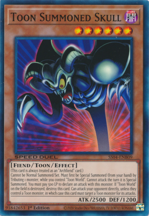 Toon Summoned Skull, Speed Duel Starter Decks: Match of the Millennium · SS04-ENB09