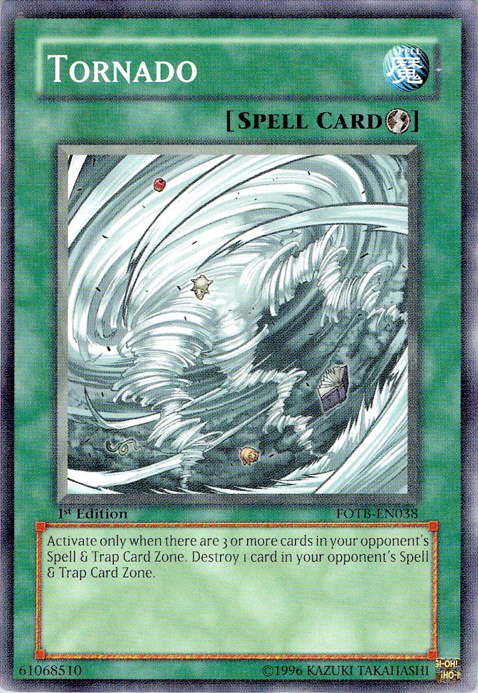 Tornado, Force of the Breaker Sneak Peek Participation Card · FOTB-EN038