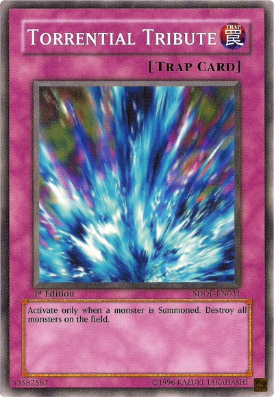 Torrential Tribute, The Dark Emperor Structure Deck · SDDE-EN031