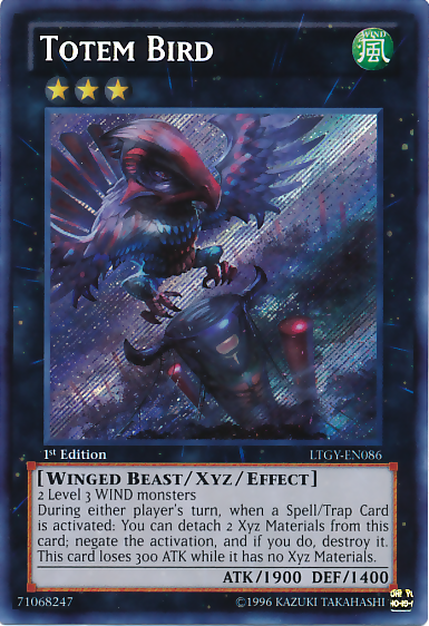 Totem Bird, Lord of the Tachyon Galaxy Sneak Peek Participation Card · LTGY-EN086