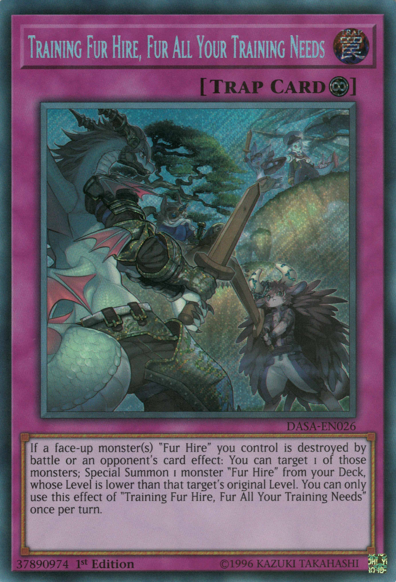 Training Fur Hire, Fur All Your Training Needs, Dark Saviors · DASA-EN026