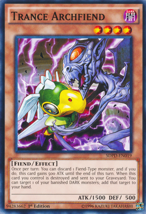 Trance Archfiend, Pendulum Domination Structure Deck · SDPD-EN019