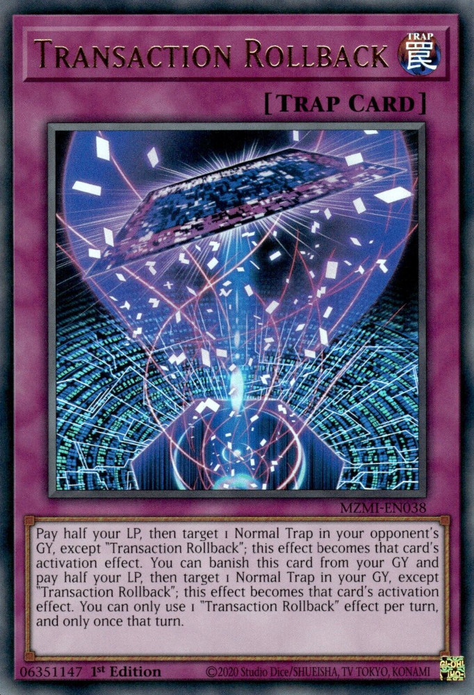 Transaction Rollback, Maze of Millennia · MZMI-EN038