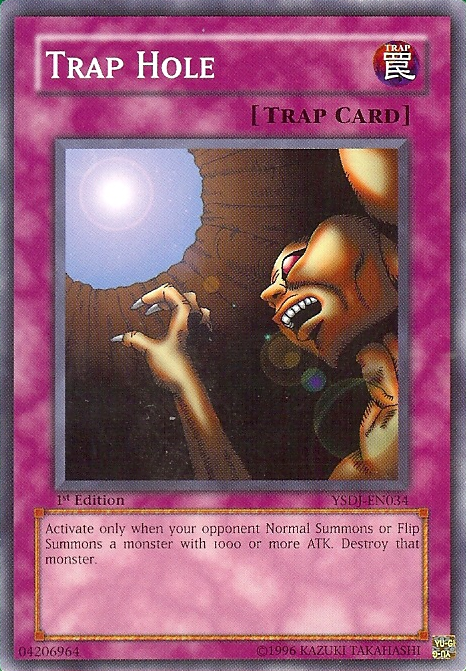 Trap Hole, Starter Deck: Jaden Yuki · YSDJ-EN034
