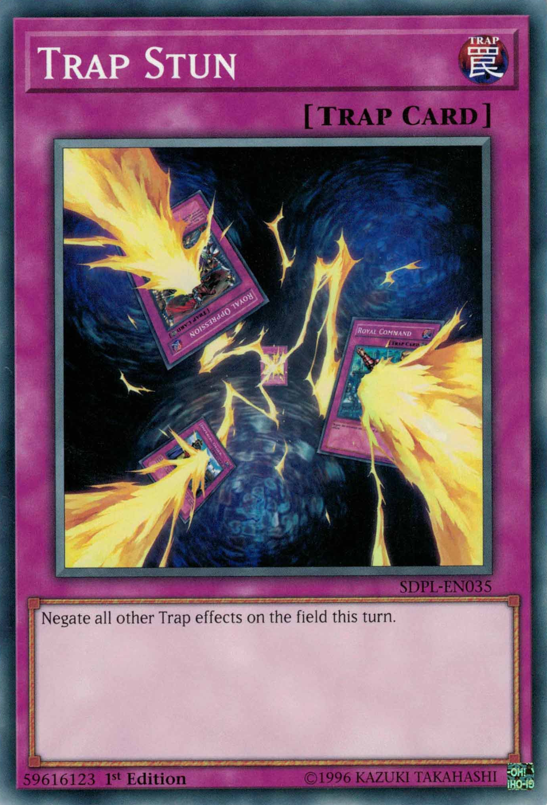 Trap Stun, Structure Deck: Powercode Link · SDPL-EN035