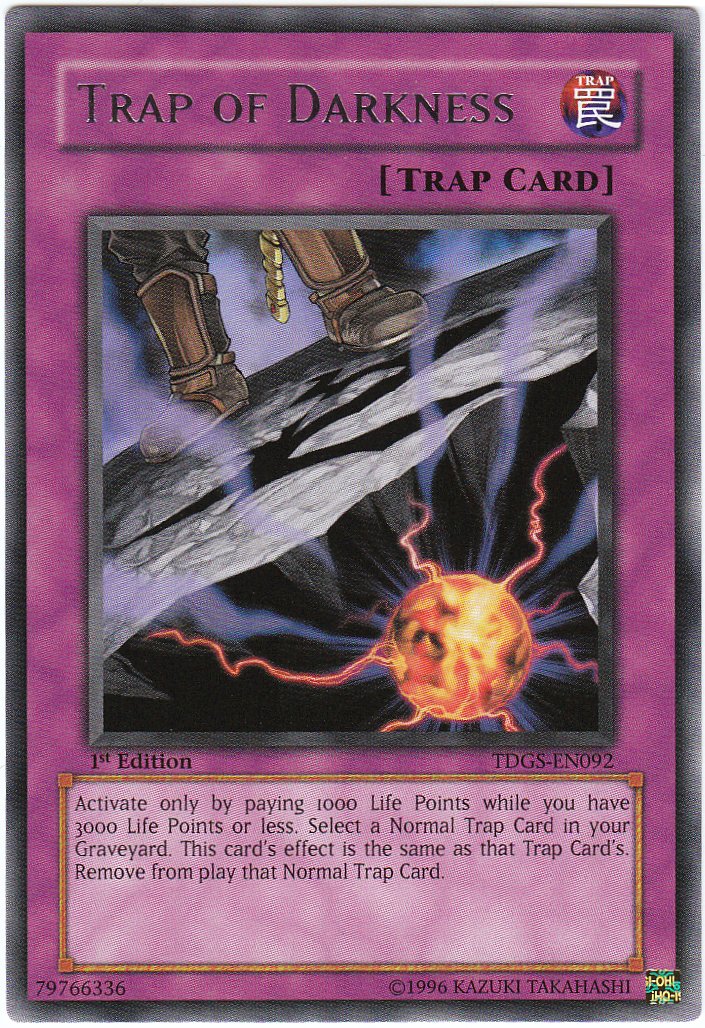 Trap of Darkness, The Duelist Genesis Sneak Peek Participation Card · TDGS-EN092