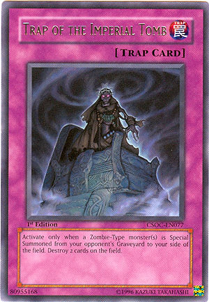 Trap of the Imperial Tomb, Crossroads of Chaos Sneak Peek Participation Card · CSOC-EN077