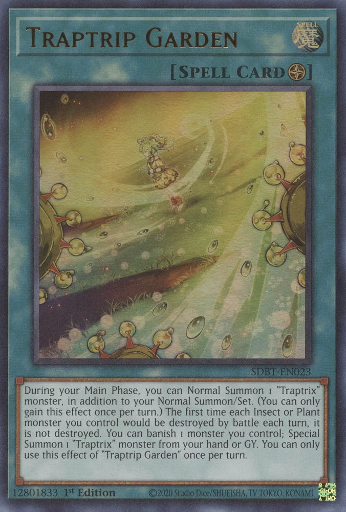 Traptrip Garden, Structure Deck: Beware of Traptrix · SDBT-EN023