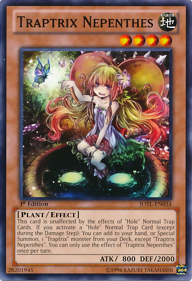 Traptrix Nepenthes, Judgment of the Light Sneak Peek Participation Card · JOTL-EN034