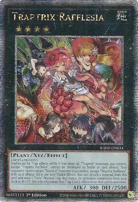 Traptrix Rafflesia, 25th Anniversary Rarity Collection II · RA02-EN034